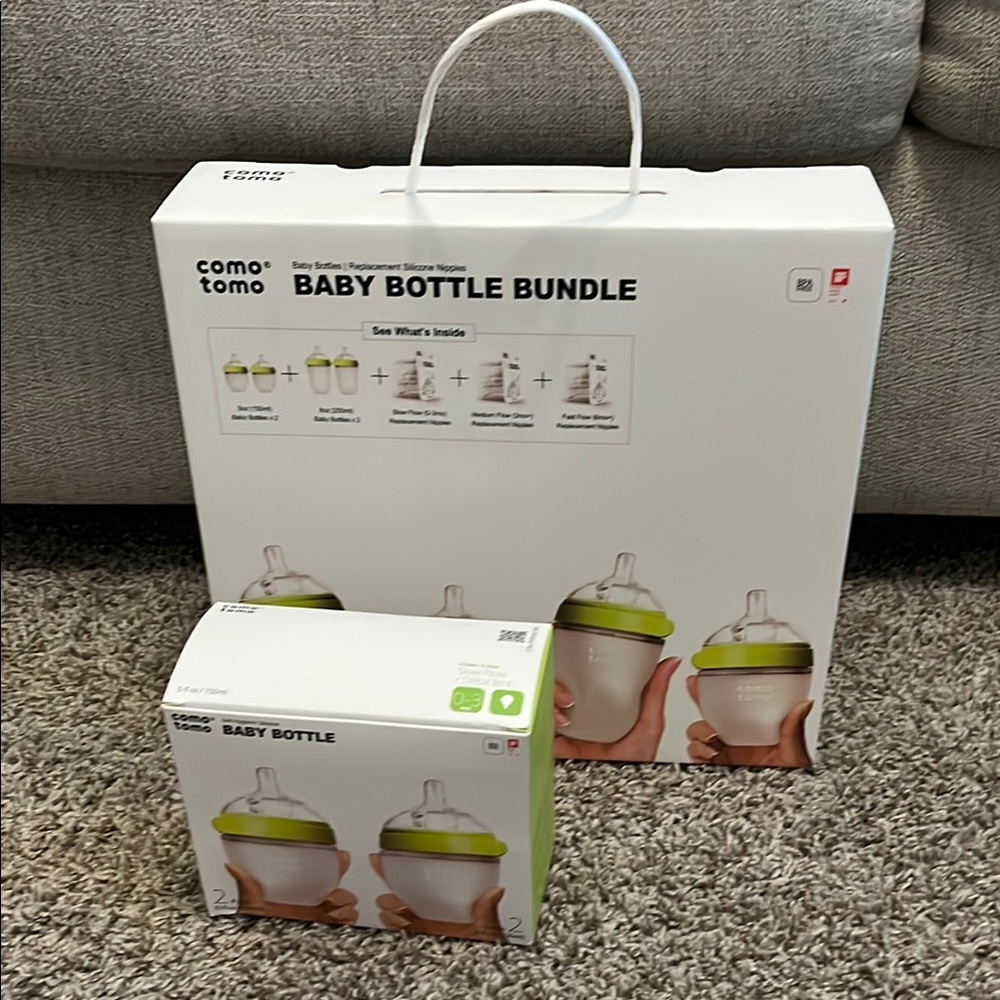 Green Baby Bottle Bundle